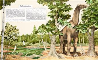 CHRISTOPHER SANTORO (20th Century) The Last Dinosaur * Indricotherium.